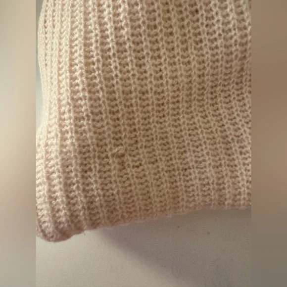 Elder Statesman St Kisser Cap Beanie Hat Baby Pink Ultra Thick Cashmere - Picture 7 of 8